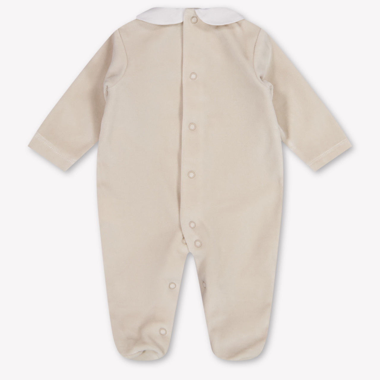 Martin Ananda Baby Unisex Playsuit In Light Beige