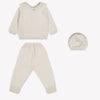 Martin Aranda Baby Meisjes Boxpakje In Licht Beige