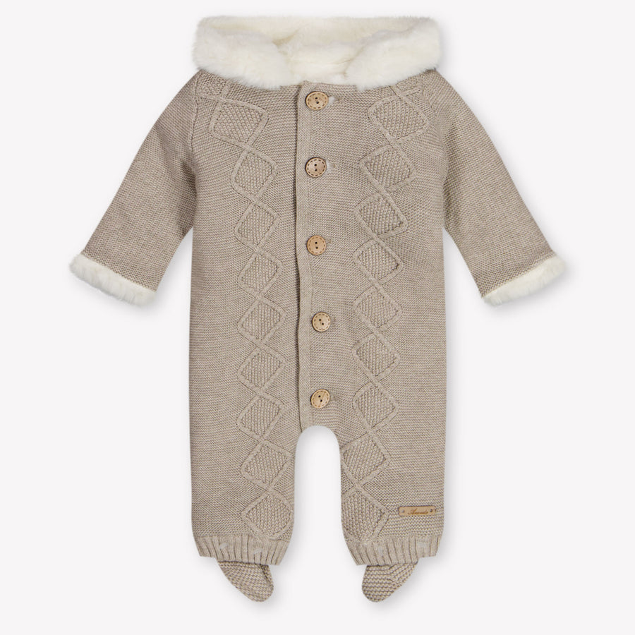 Martin Aranda Baby Unisex Ski Suits In Beige