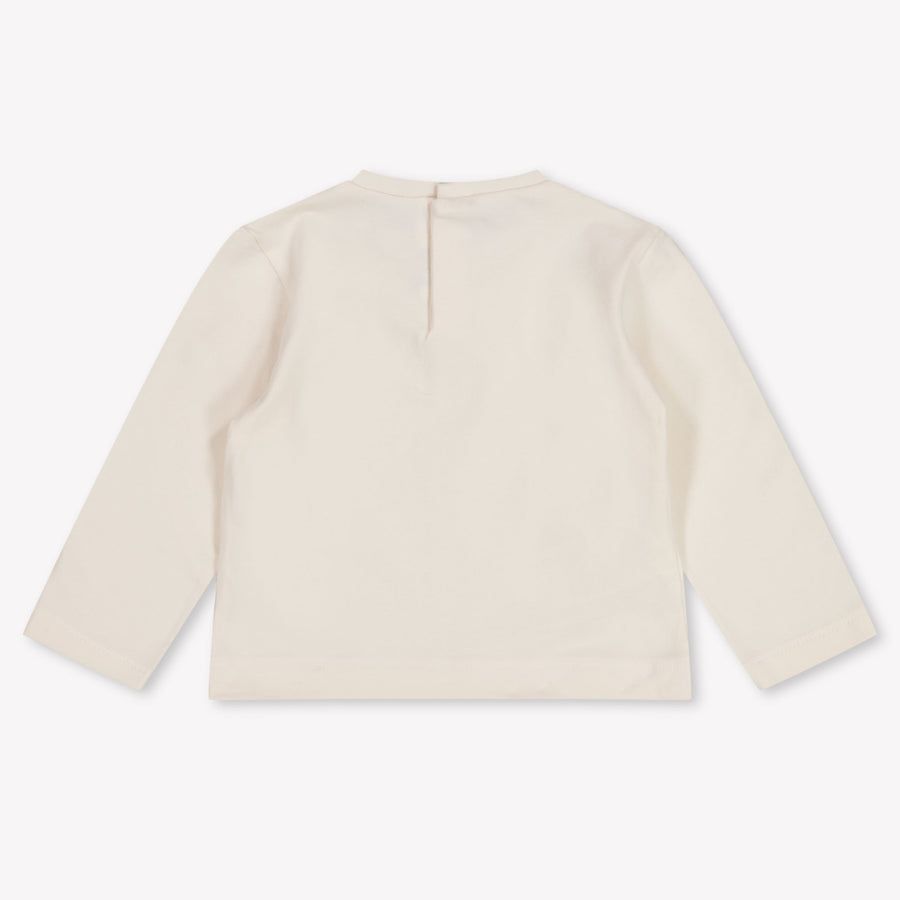 Mayoral Baby Meisjes T-Shirt In Licht Beige