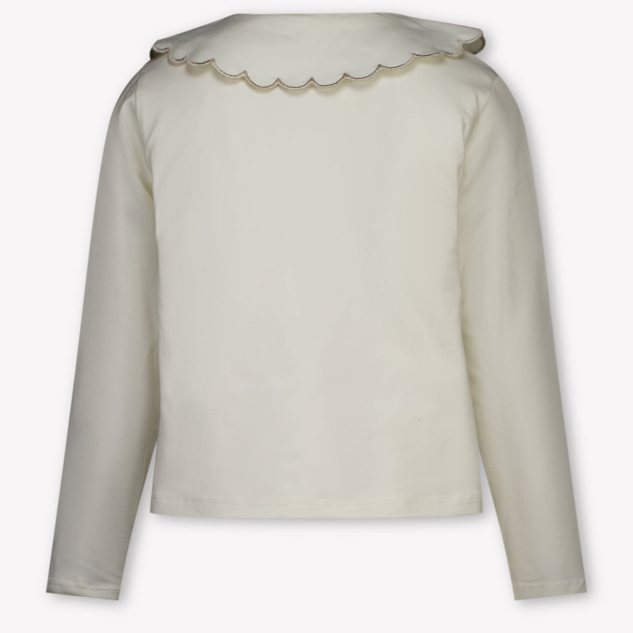 Mayoral Kids Girls Polo In OffWhite