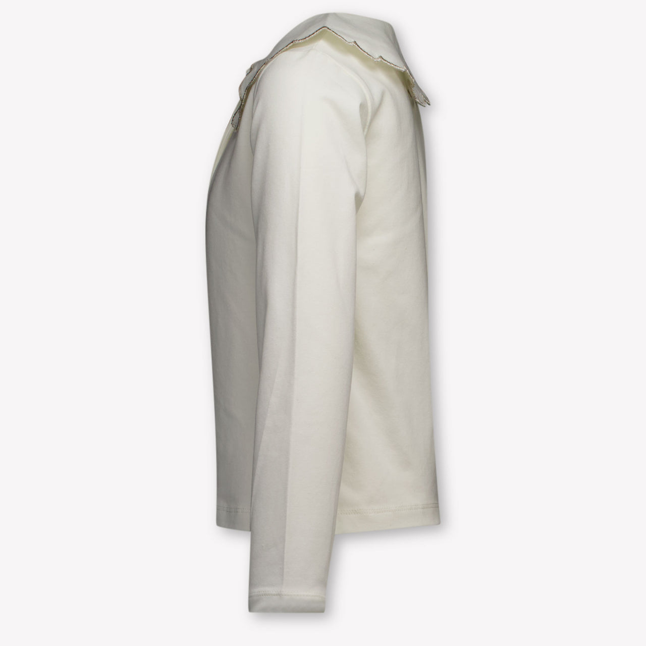 Mayoral Kids Girls Polo In OffWhite