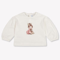 Mayoral Baby Girls T-Shirt In OffWhite