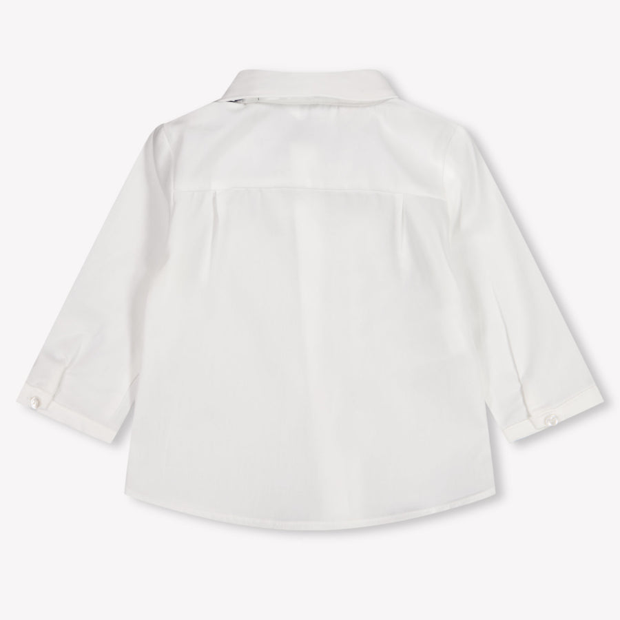 Mayoral Baby Boys Blouse In OffWhite