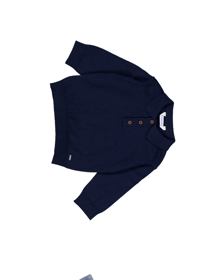 Mayoral Baby Boys Sweater In Dark Blue