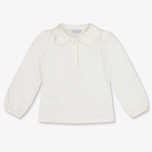 Mayoral Baby Girls Polo In OffWhite