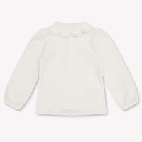 Mayoral Baby Girls Polo In OffWhite