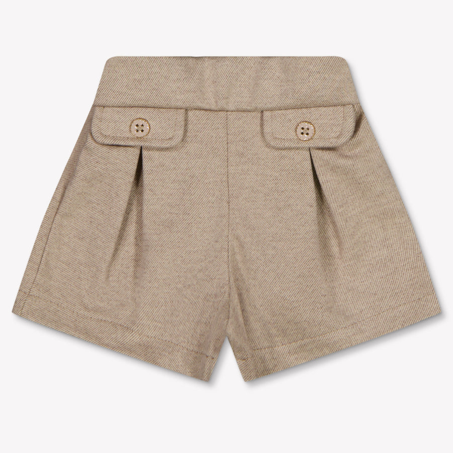 Mayoral Baby Girls Shorts In Beige