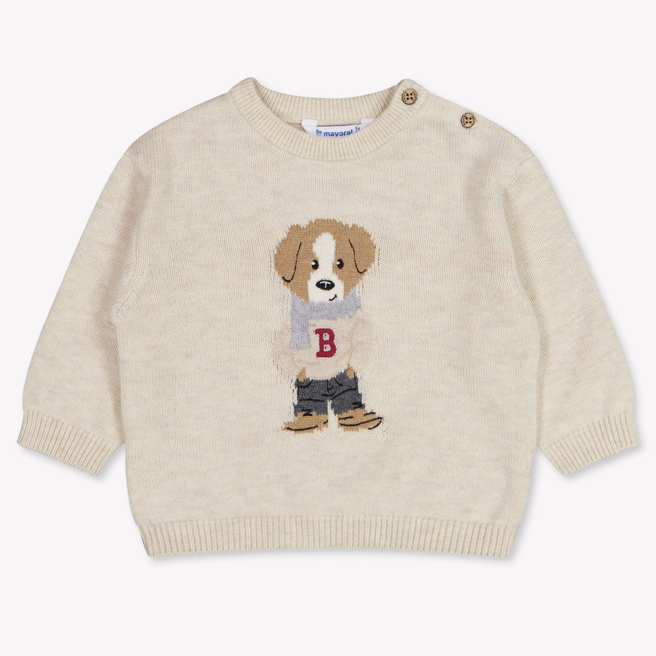 Mayoral Baby Boys Sweater In Light Beige