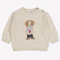 Mayoral Baby Boys Sweater In Light Beige