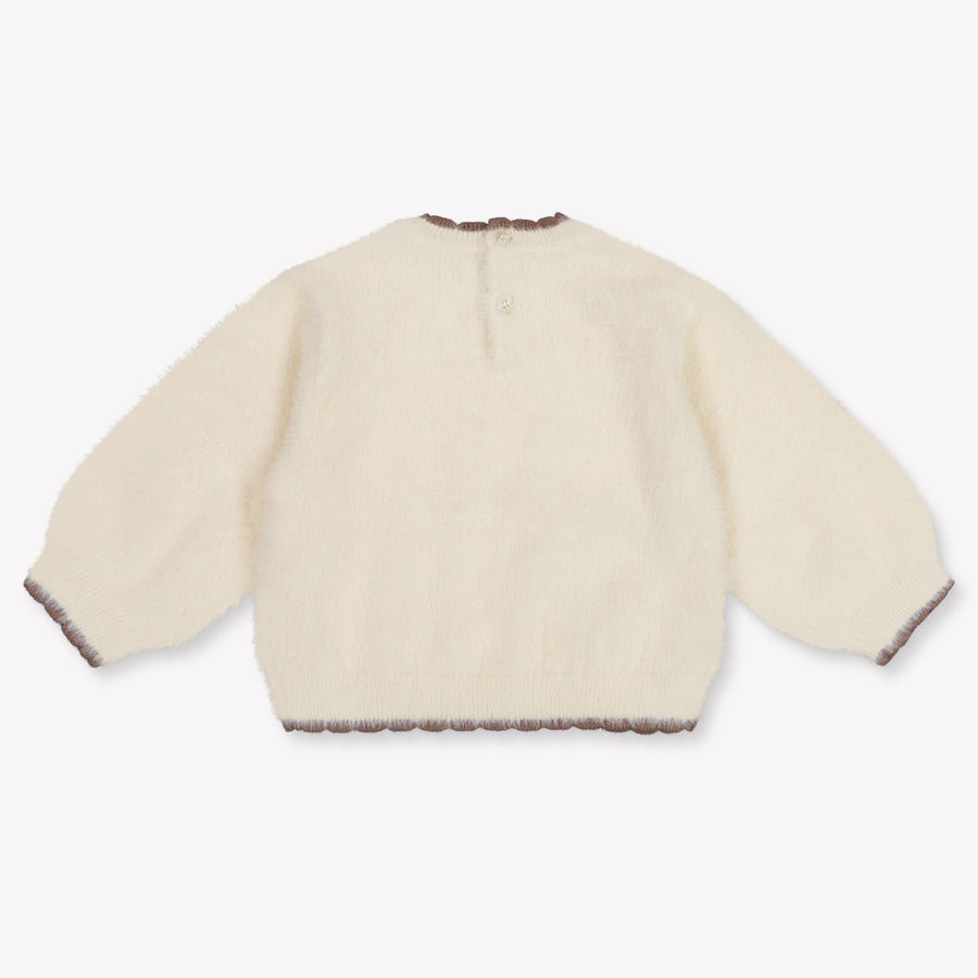 Mayoral Baby Girls Sweater In OffWhite