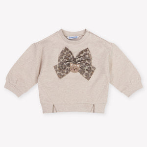 Mayoral Baby Girls Sweater In Light Beige