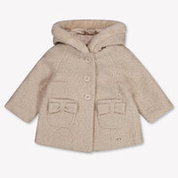 Mayoral Baby Girls Jackets In Light Beige