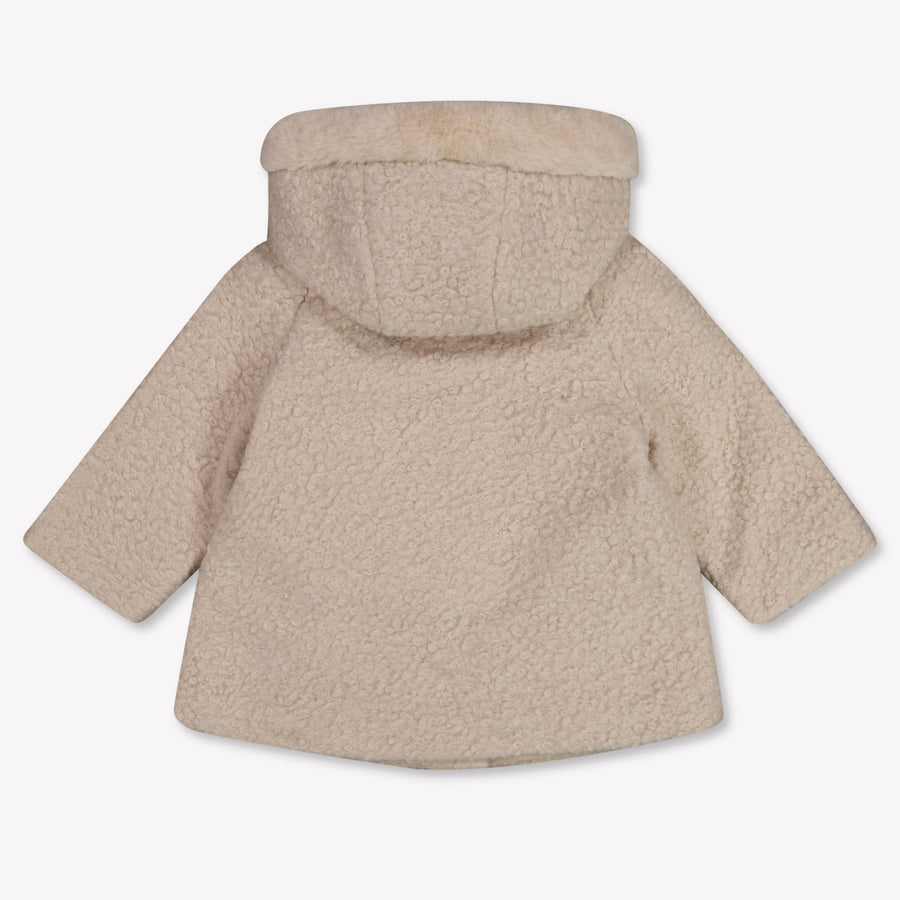 Mayoral Baby Girls Jackets In Light Beige