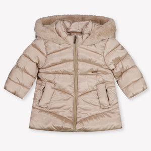 Mayoral Baby Girls Winter Jacket in Light Beige