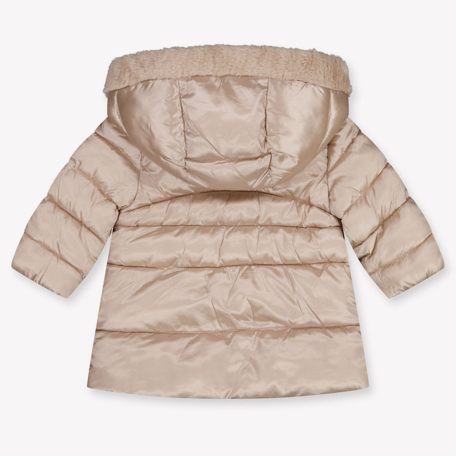 Mayoral Baby Girls Winter Jacket in Light Beige