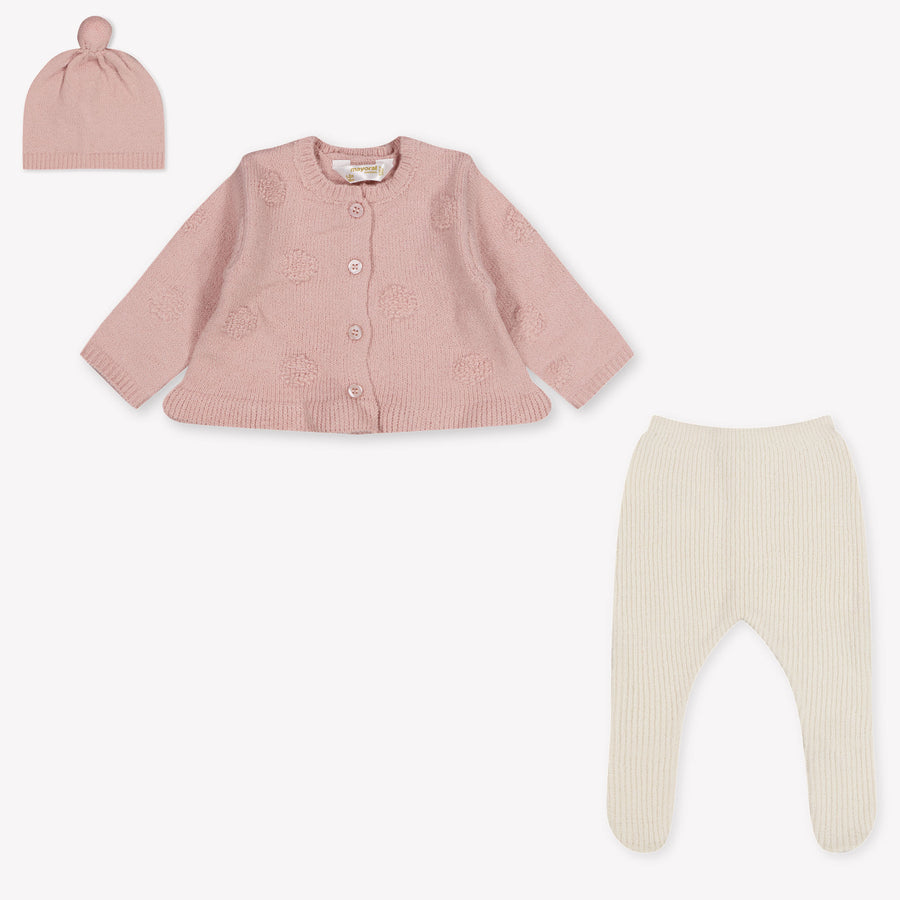 Mayoral Baby Girls Set In Light Pink