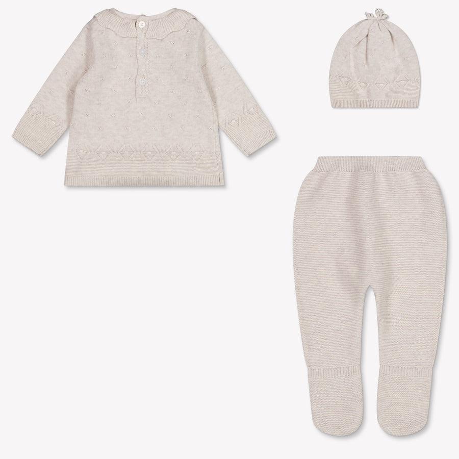 Mayoral Baby Girls Romper in Off-White
