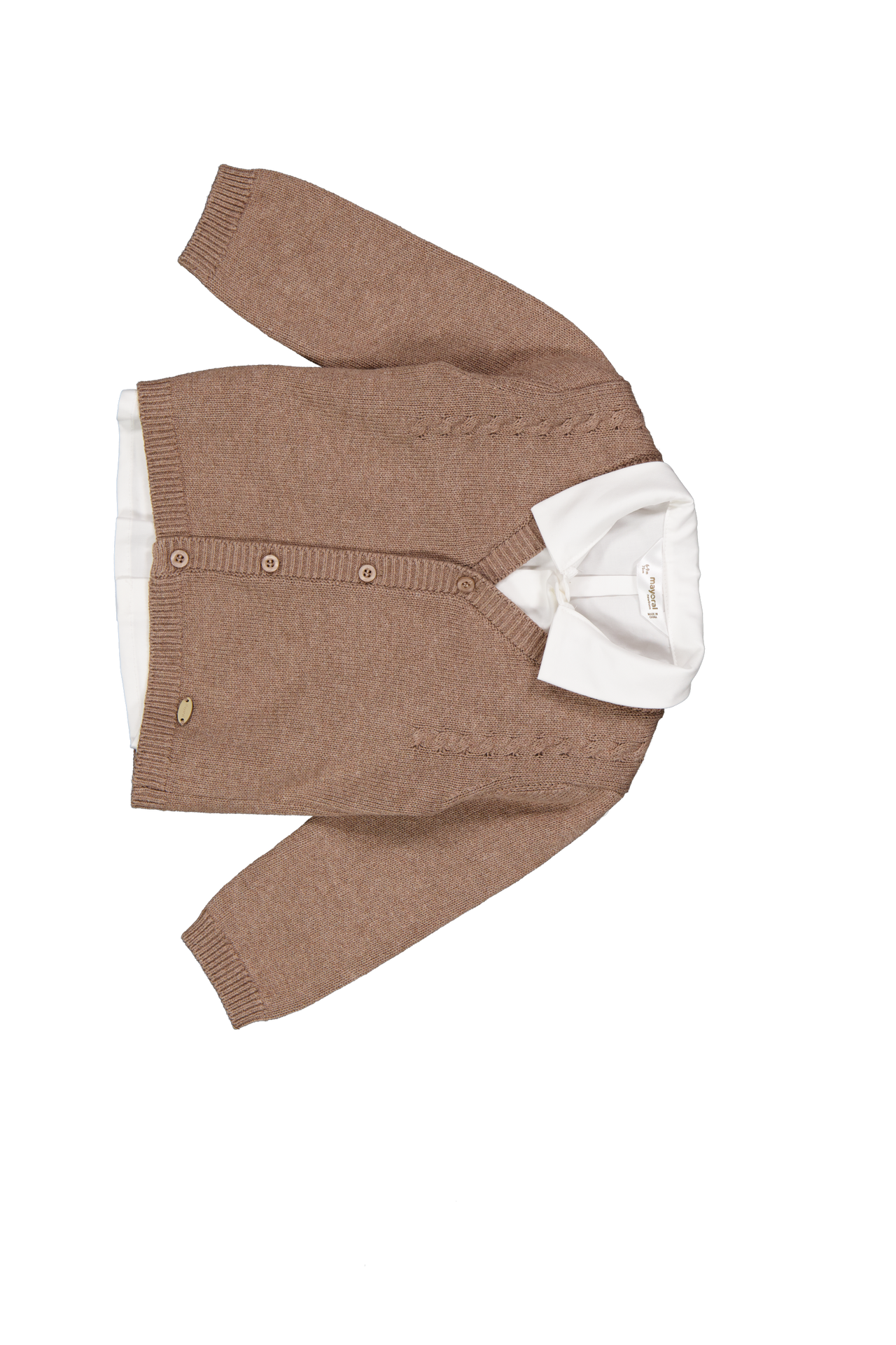 Mayoral Baby Boys Set In Brown