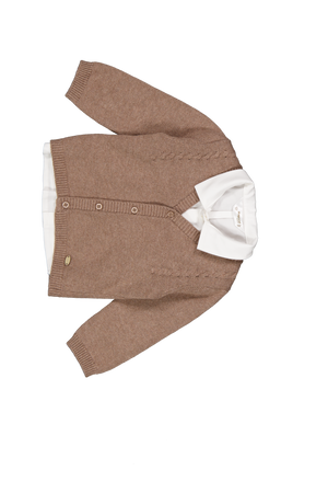 Mayoral Baby Boys Set In Brown