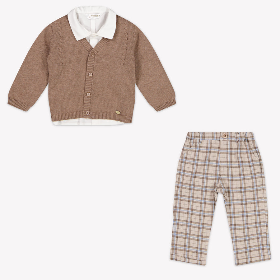 Mayoral Baby Boys Set in Brown