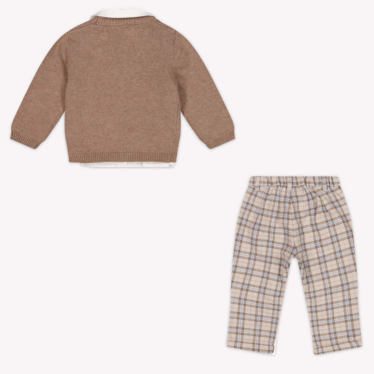 Mayoral Baby Boys Set In Brown