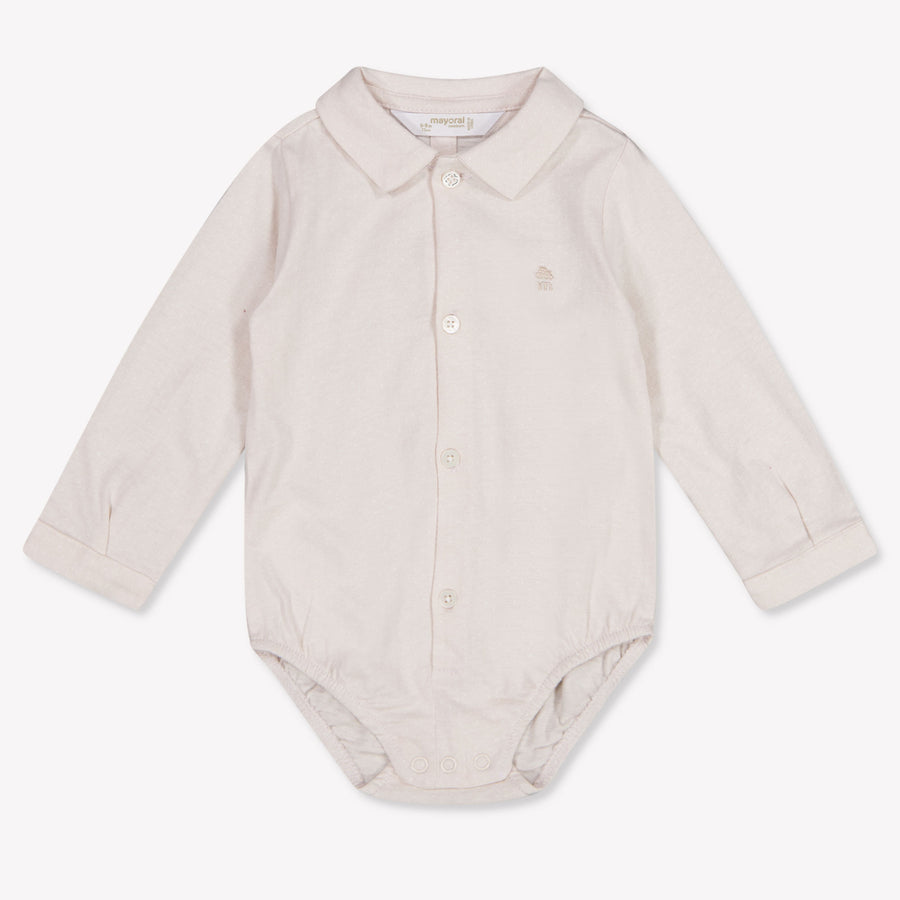 Mayoral Baby Jongens Rompertje In Wit