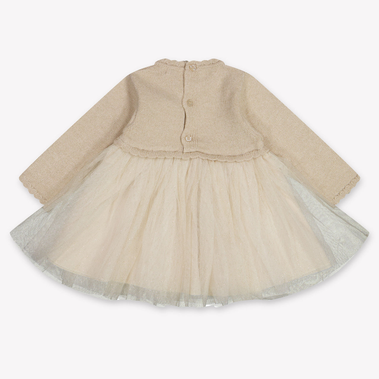 Mayoral Baby Girls Dress In Beige