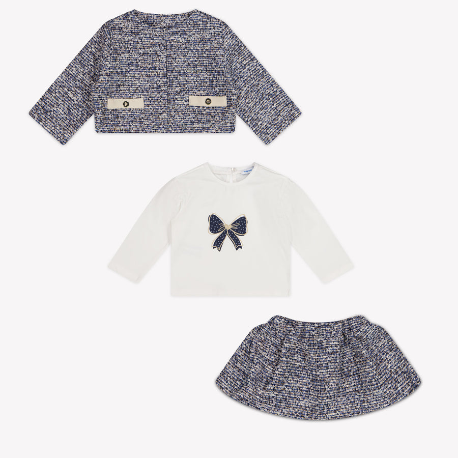 Mayoral Baby Girls Set in Navy