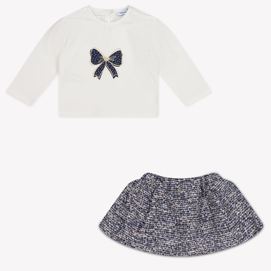 Mayoral Baby Girls Set In Navy