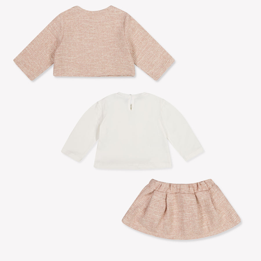 Mayoral Baby Girls Set In Light Pink