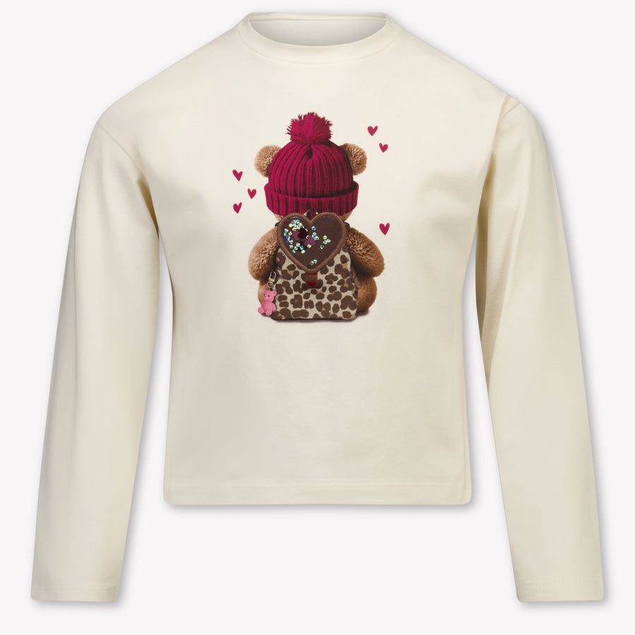 Mayoral Girls T-Shirt in Light Beige