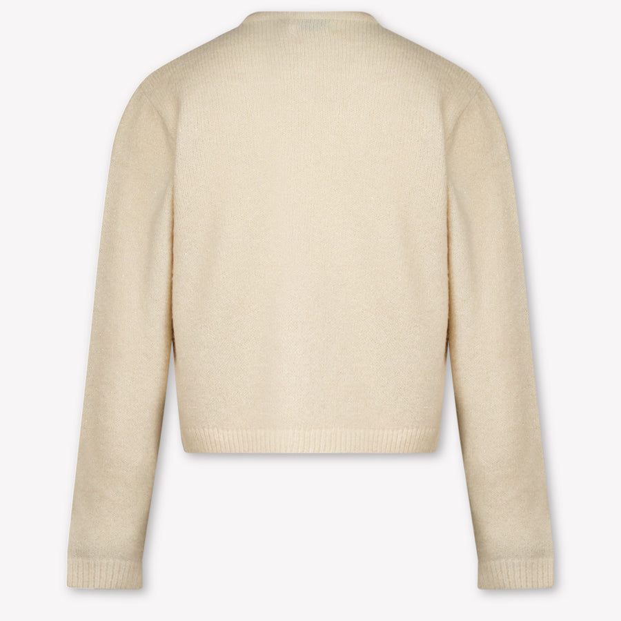 Mayoral Kids Girls Cardigan In Beige