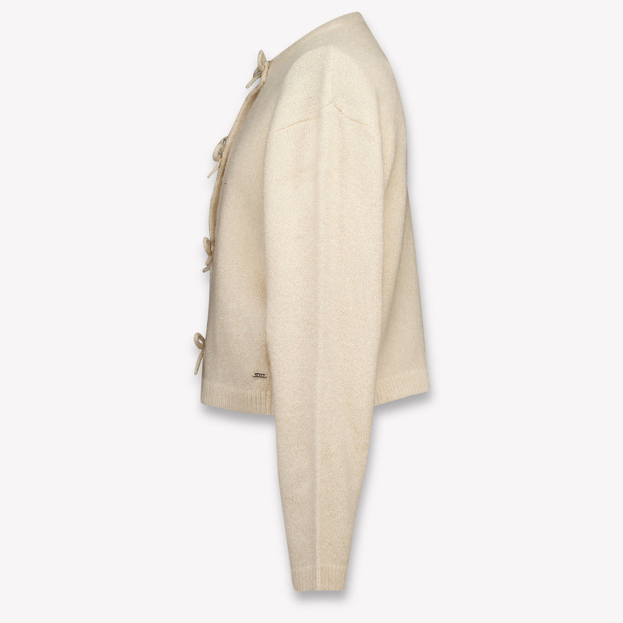 Mayoral Kids Girls Cardigan In Beige