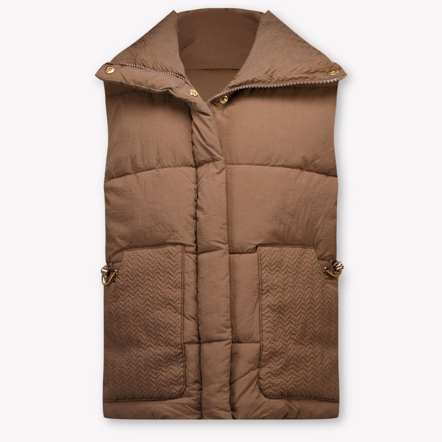 Mayoral Kinder Meisjes Bodywarmer In Bruin