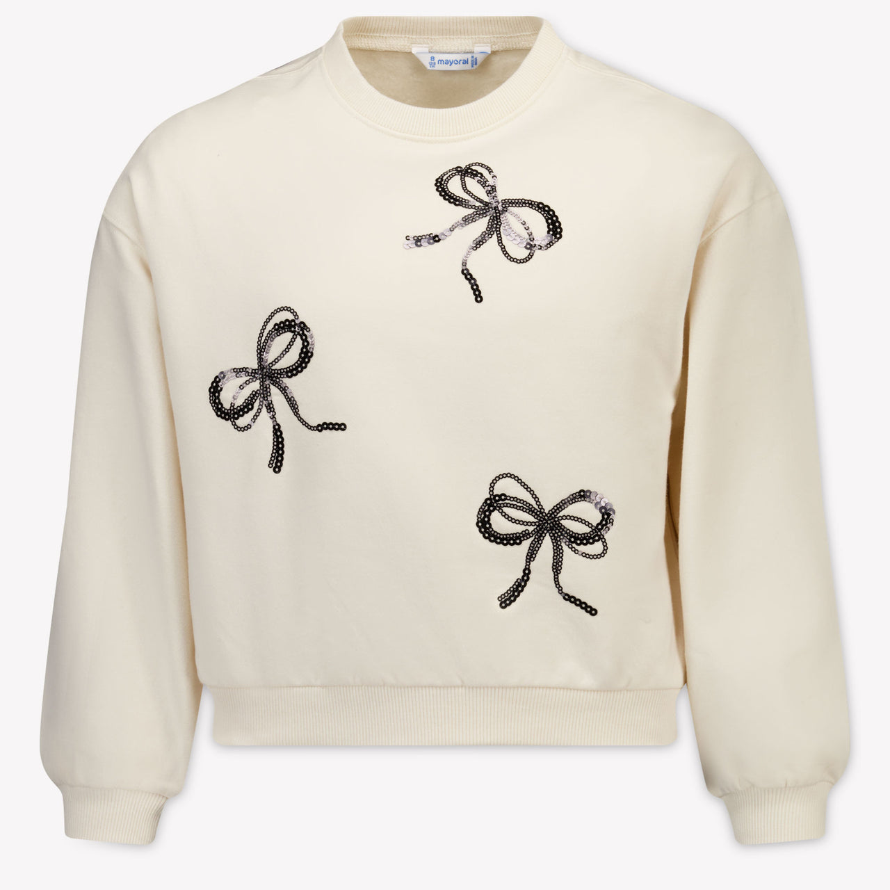 Mayoral Girls Sweater in Light Beige