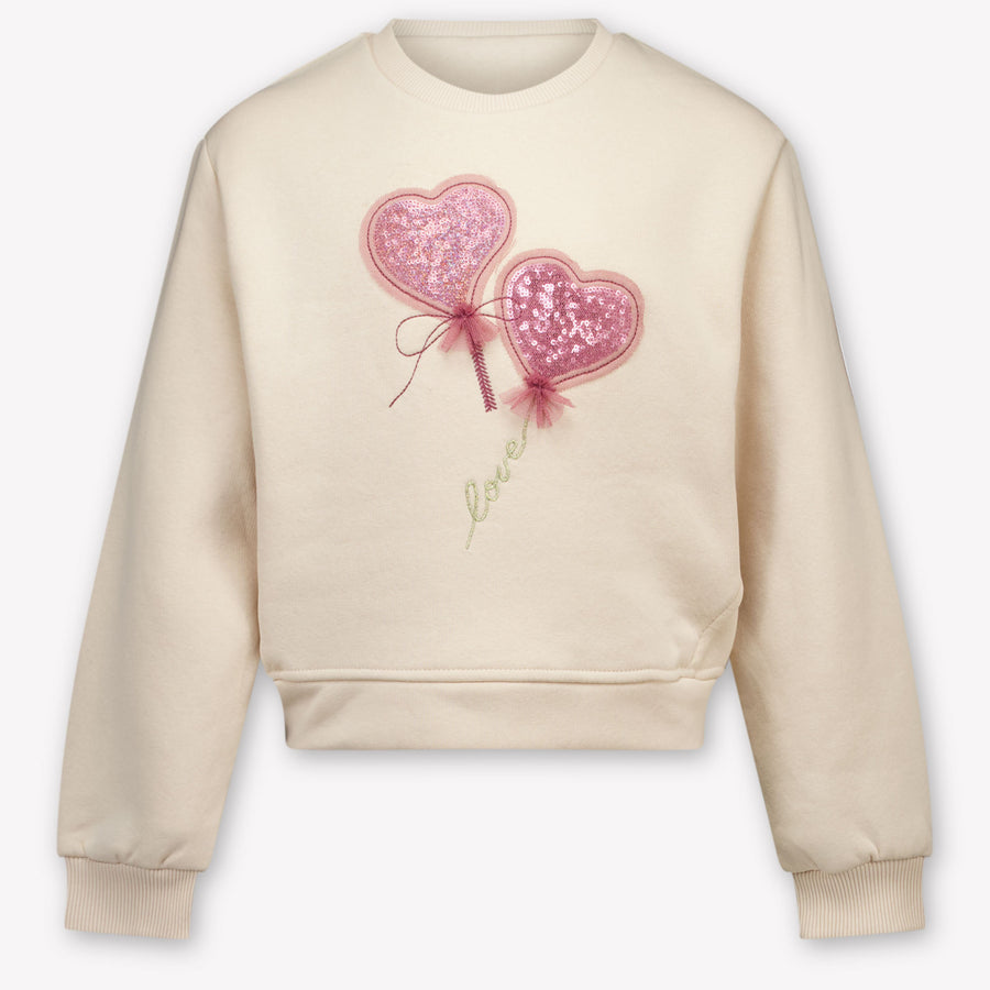 Mayoral Girls Sweater in Off-White
