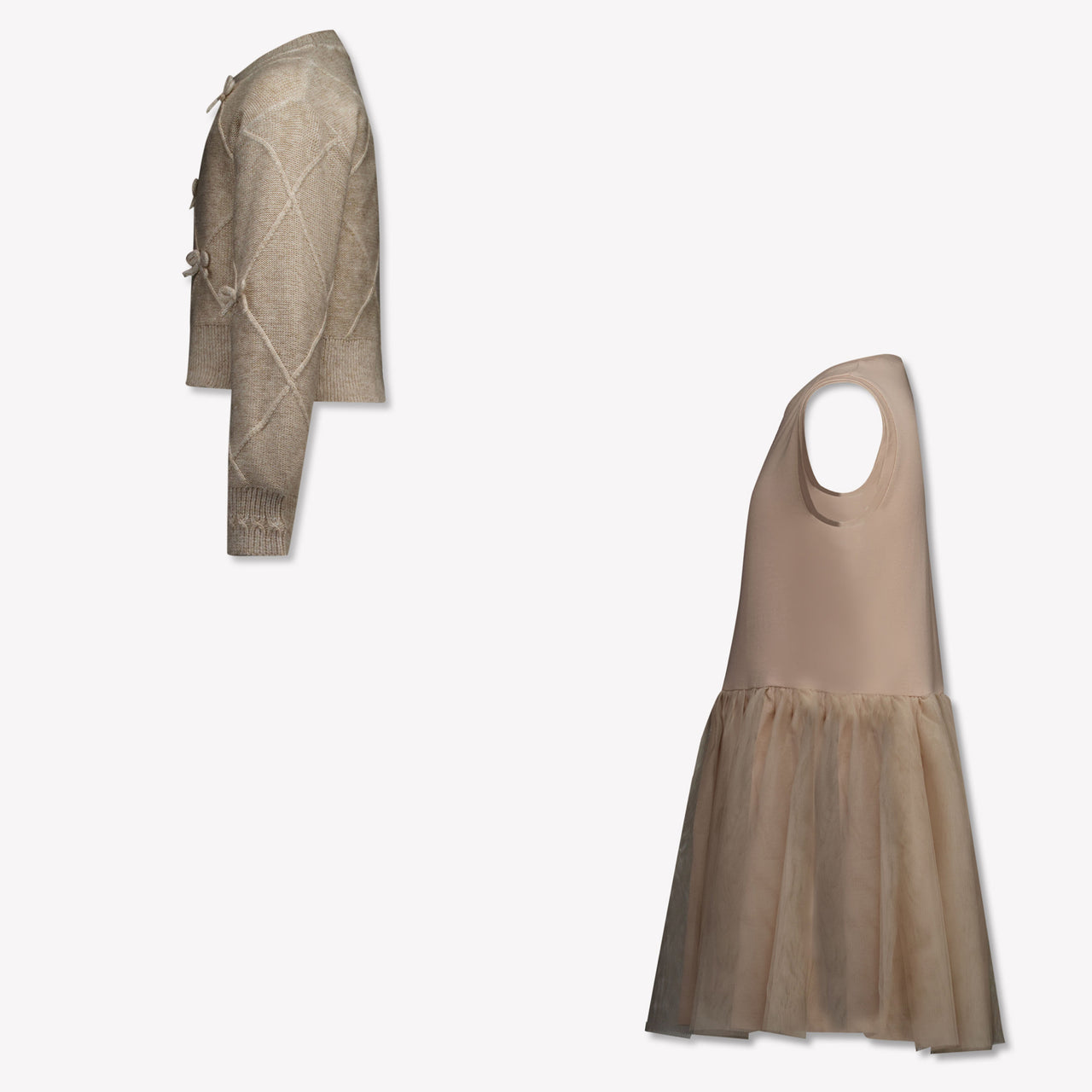 Mayoral Kinder Meisjes Jurk In Beige