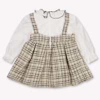 Abel & Lula Baby Girls Set In Beige