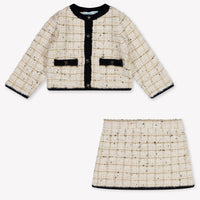 Abel & Lula Baby Girls Set In Beige