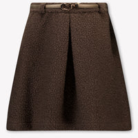 Abel & Lula Kids Girls Skirt In Brown