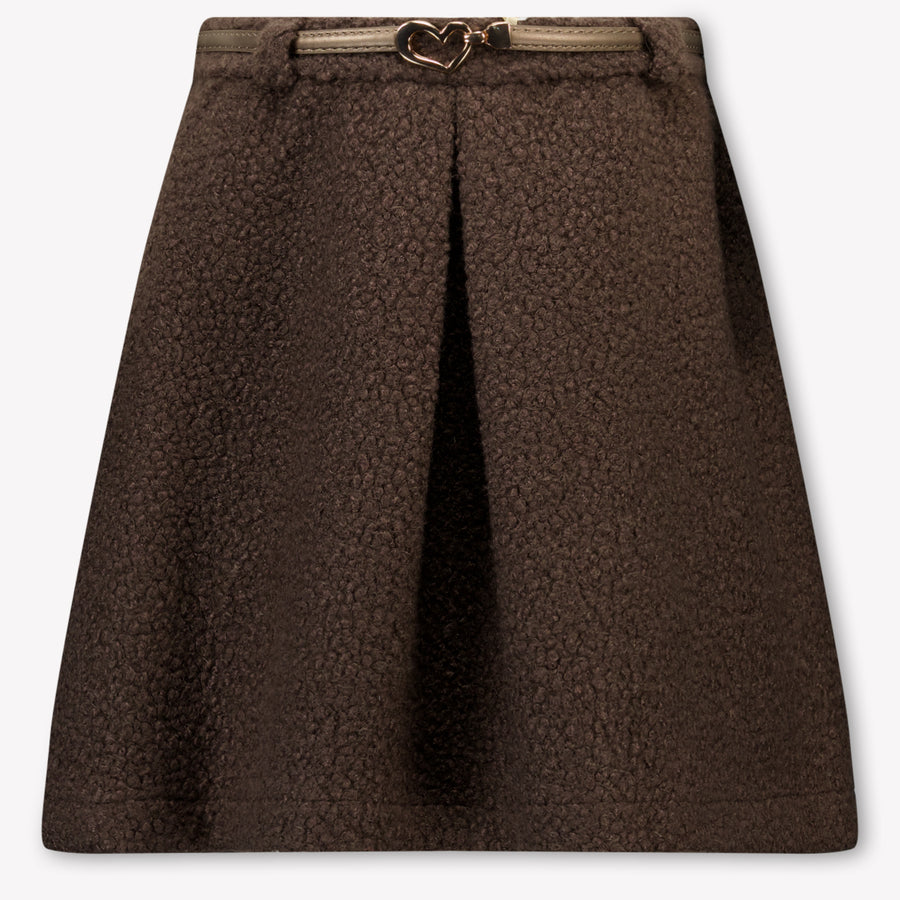 Abel & Lula Kids Girls Skirt In Brown