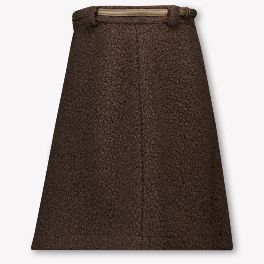 Abel & Lula Kids Girls Skirt In Brown