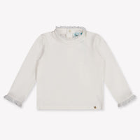 Abel & Lula Baby Girls T-Shirt In OffWhite