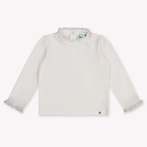 Abel & Lula Baby Girls T-Shirt In OffWhite