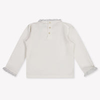 Abel & Lula Baby Girls T-Shirt In OffWhite