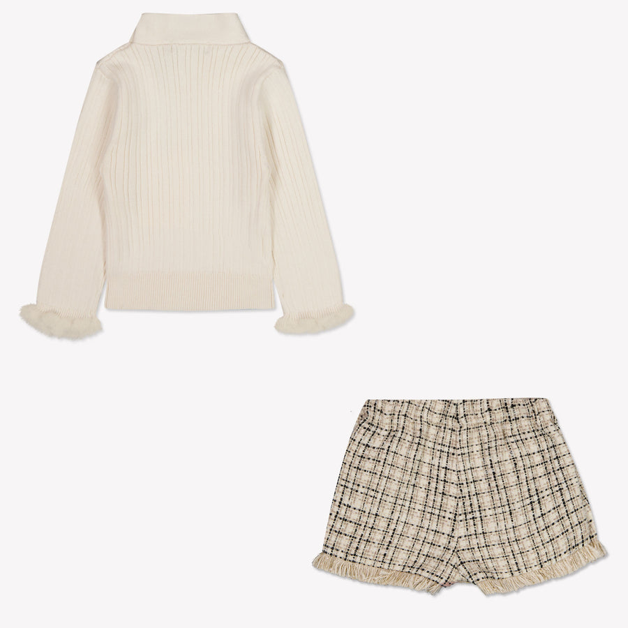 Abel & Lula Baby Meisjes Setje In Beige