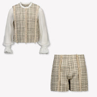 Abel & Lula Kinder Meisjes Setje In Beige