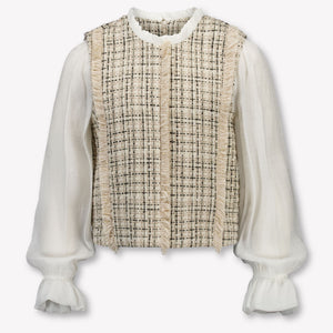 Abel & Lula Kids Girls Set In Beige