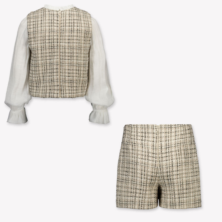 Abel & Lula Kinder Meisjes Setje In Beige